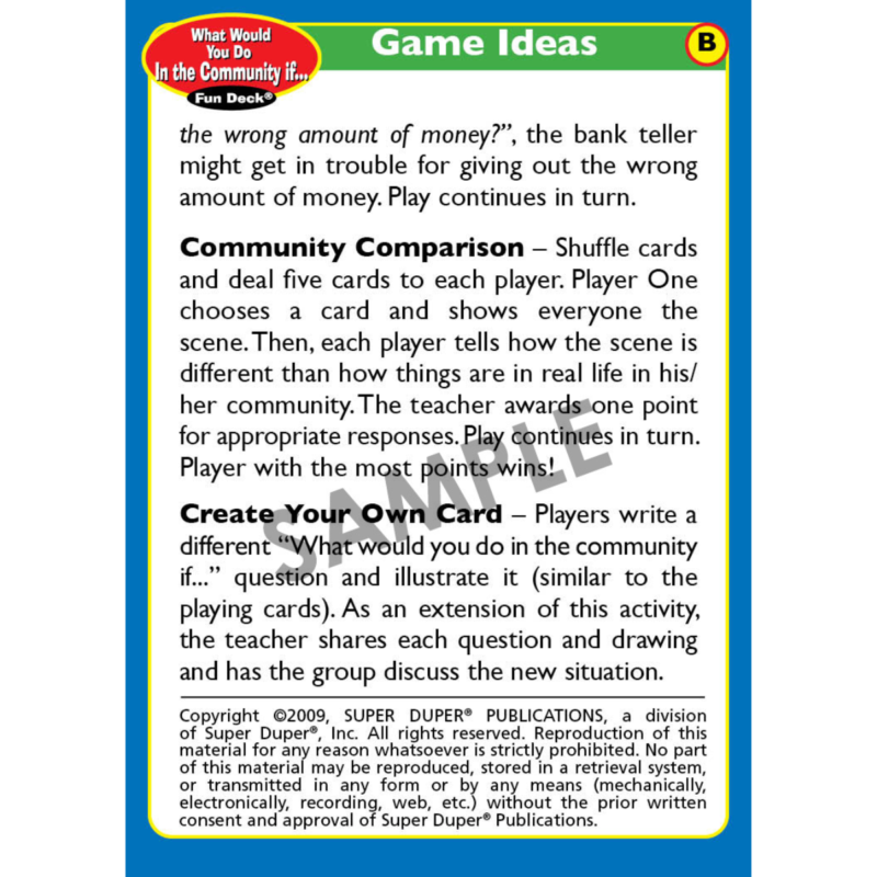 What Would You Do in the Community If... Fun Deck® - Image 2