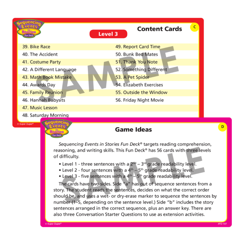 Sequencing Events in Stories Fun Deck® - Image 4