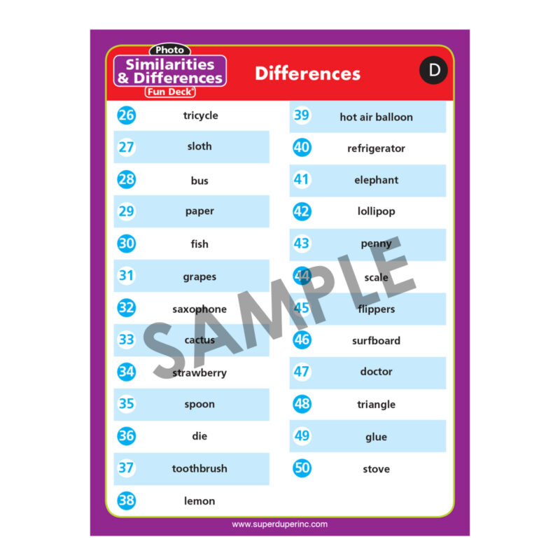 Photo Similarities & Differences Fun Deck® - Image 3