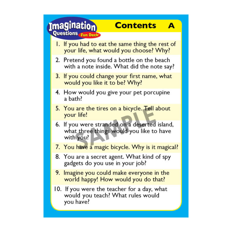 Imagination Questions Fun Deck® - Image 2