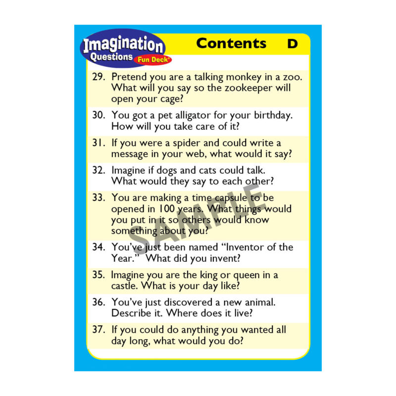 Imagination Questions Fun Deck® - Image 5