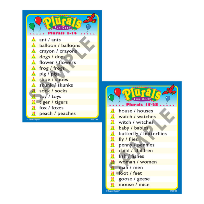 Fun Deck® Plurals Bundle - Image 12