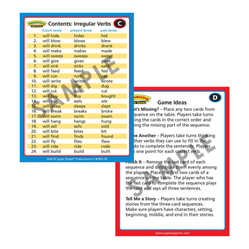 Sequencing Verb Tenses Bundle (Set 1 & 2) - Image 11
