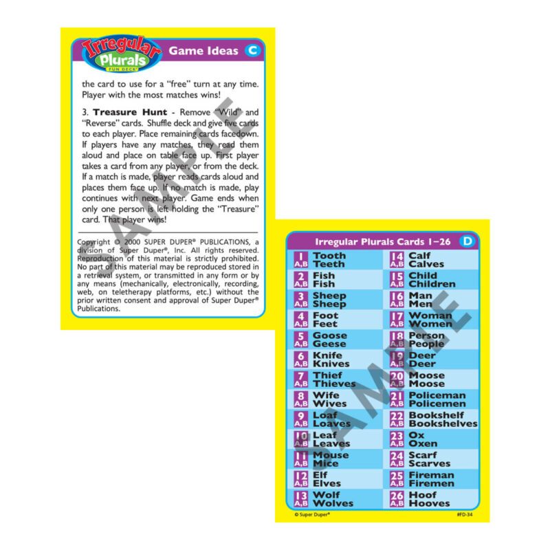 Fun Deck® Plurals Bundle - Image 13
