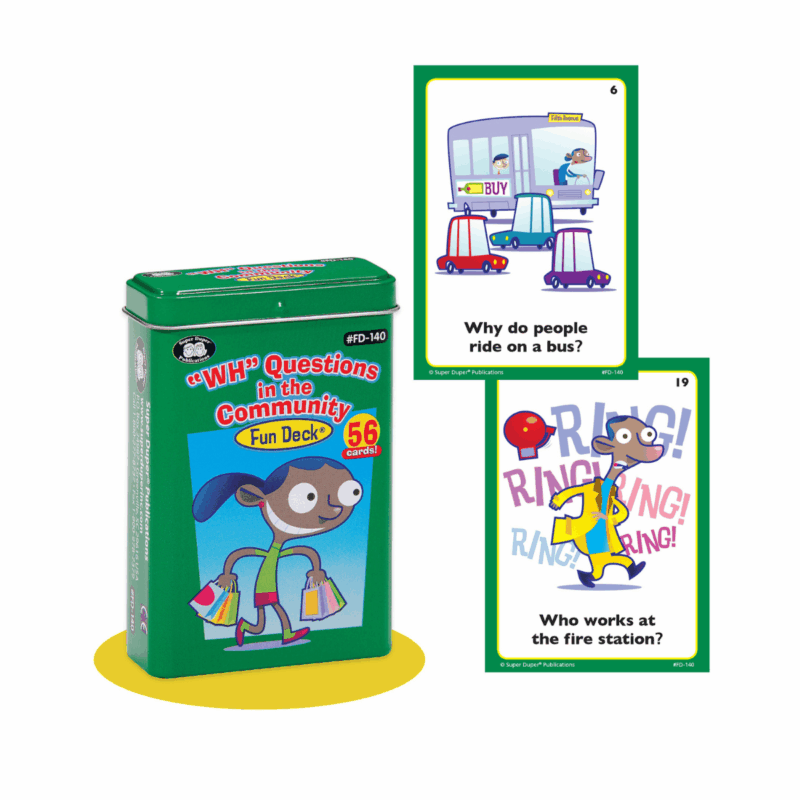 "WH" Questions in the Community Fun Deck®