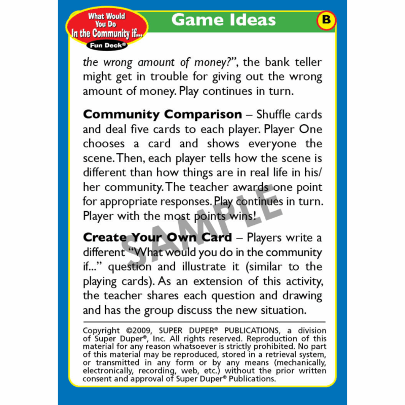 What Would You Do in the Community If... Fun Deck® - Image 6