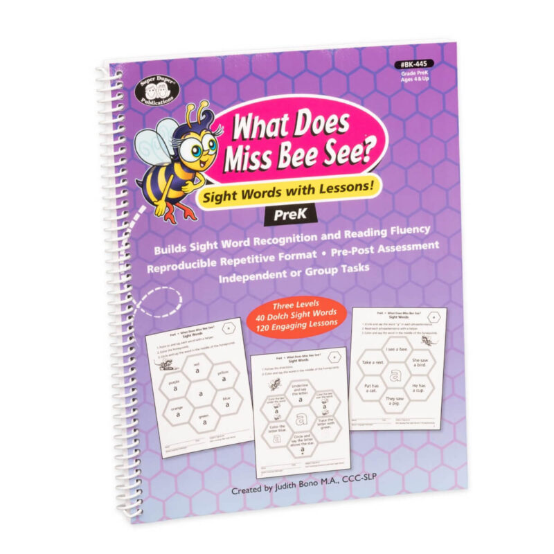 What Does Miss Bee See? Sight Words with Lessons! - PreK