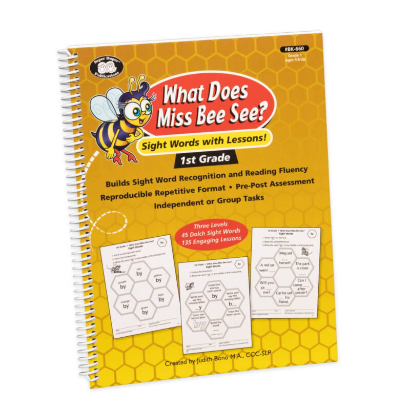 What Does Miss Bee See Sight Words with Lessons! - 1st Grade