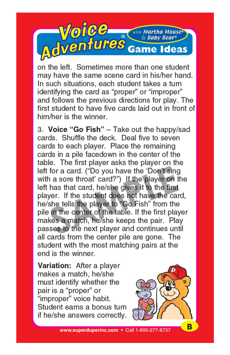 Voice Adventures® Card Deck - Image 8