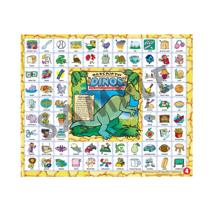 Descripto Dinos™ Vocabulary Game Boards - Image 7