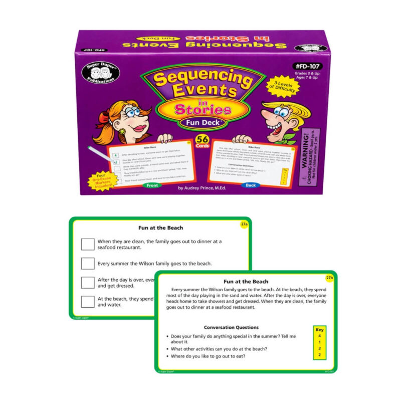 Sequencing Events in Stories Fun Deck®