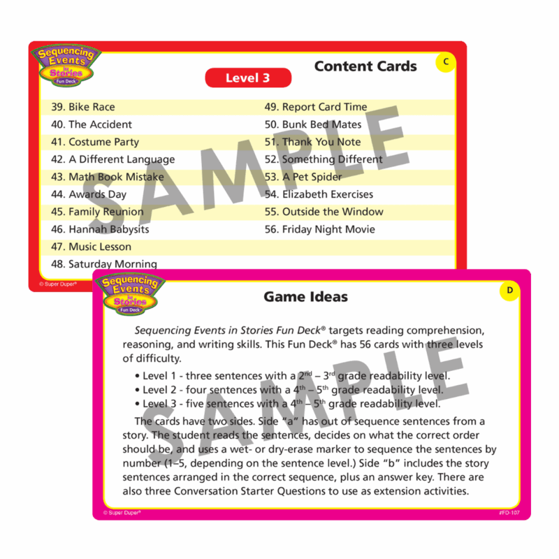 Sequencing Events in Stories Fun Deck® - Image 6