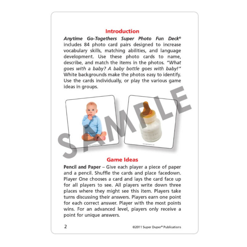 Anytime Go-Togethers Super Photo Fun Deck® - Image 7