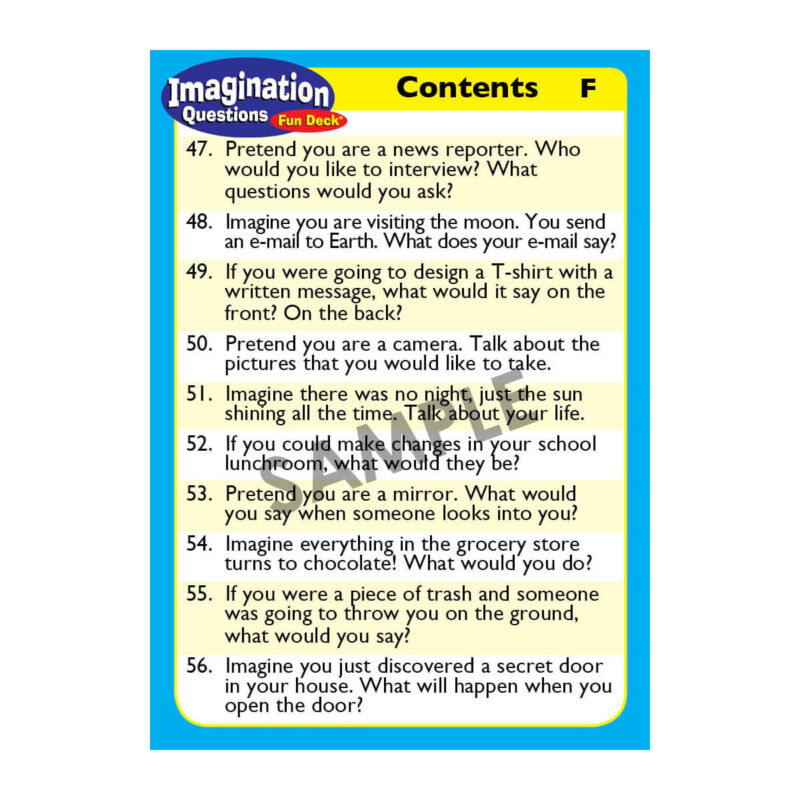 Imagination Questions Fun Deck® - Image 3