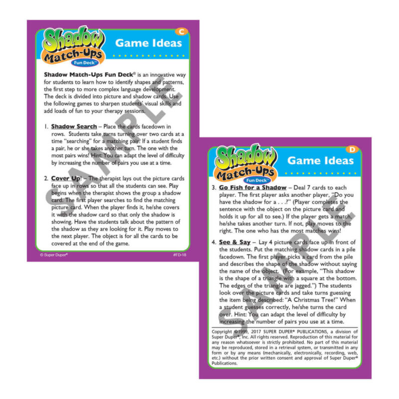 Shadow Match-Ups Fun Deck® - Image 5