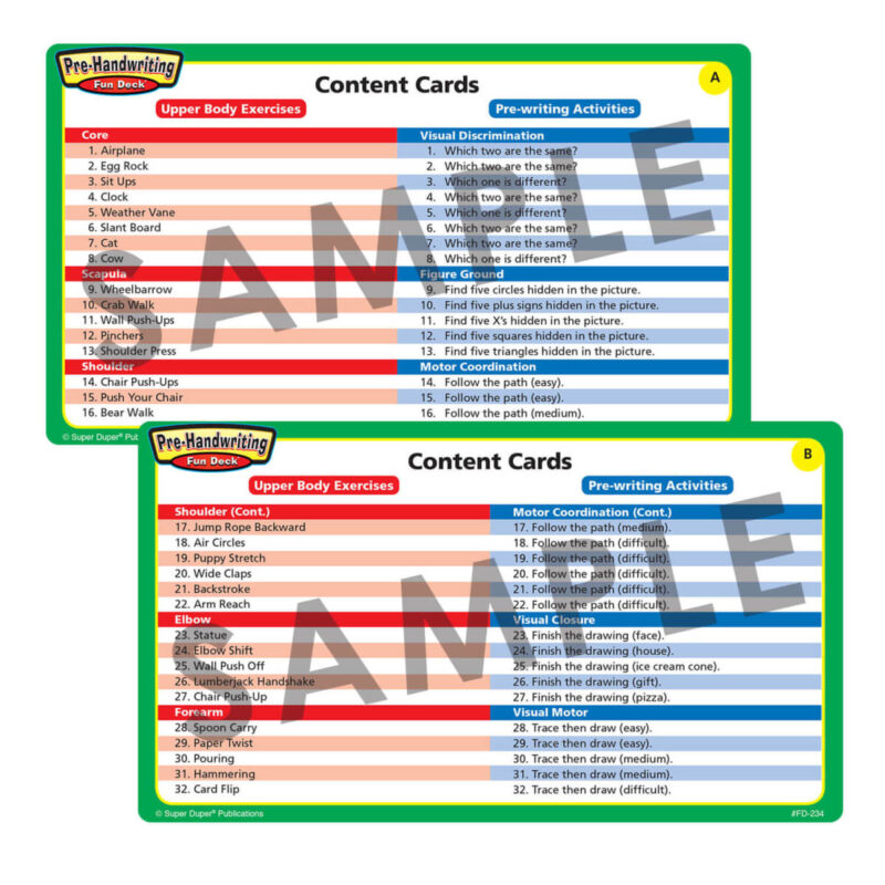 Pre-Handwriting Fun Deck® - Image 4
