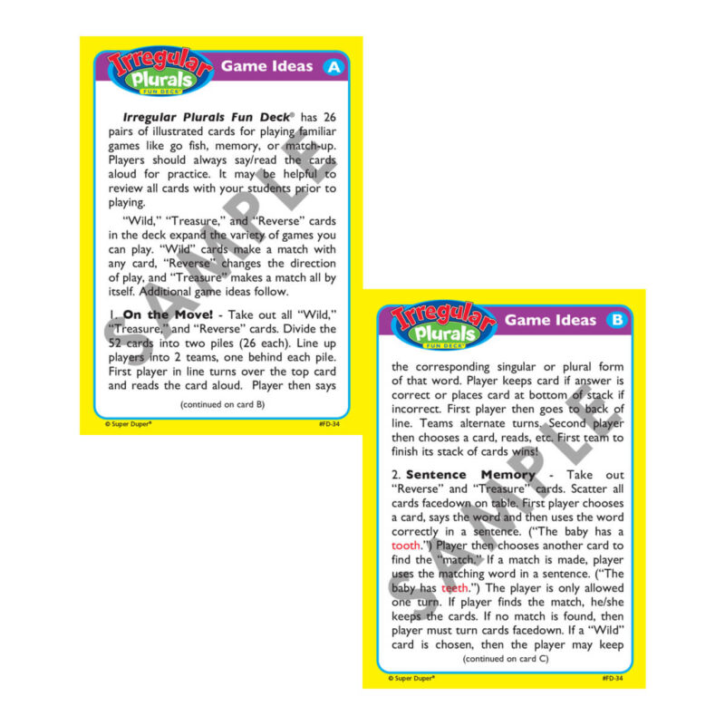 Fun Deck® Plurals Bundle - Image 16