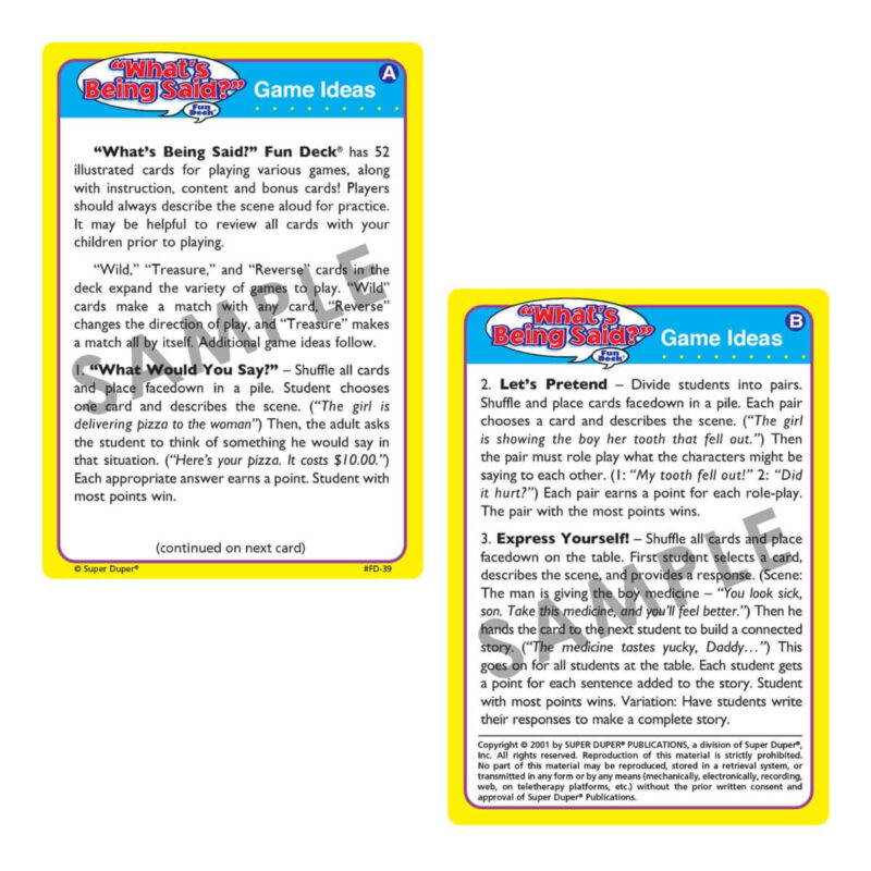 What's Being Said? Fun Deck® - Image 8