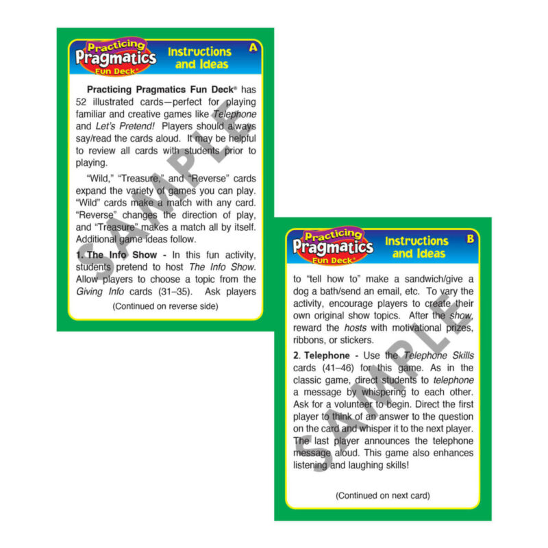 Practicing Pragmatics Fun Deck® - Image 11