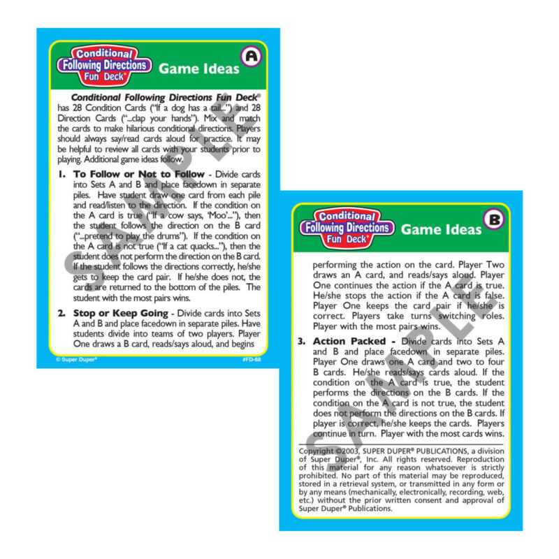 Conditional Following Directions Fun Deck® - Image 6