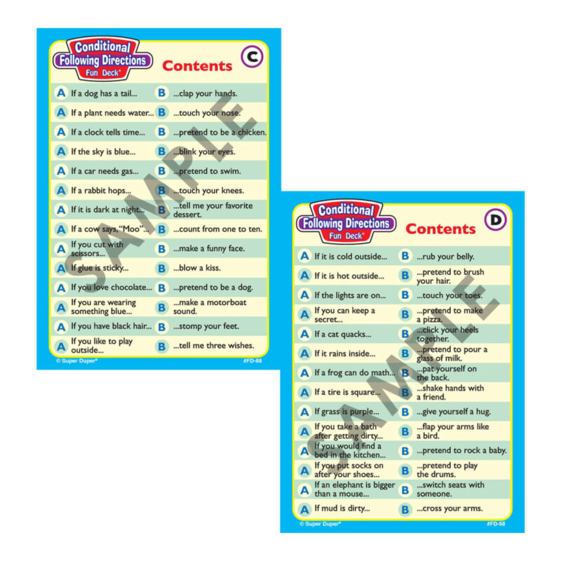 Conditional Following Directions Fun Deck® - Image 5