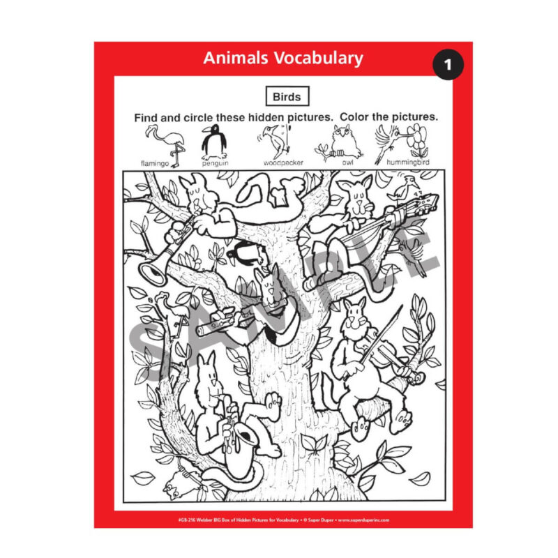 Webber® BIG Box of Hidden Pictures For Vocabulary - Image 5