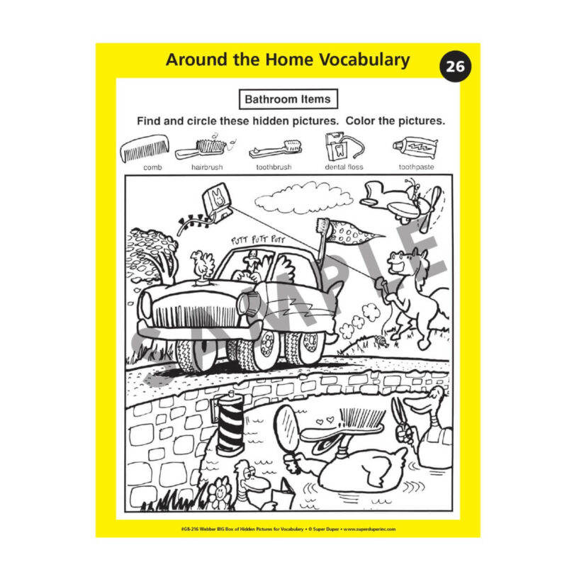 Webber® BIG Box of Hidden Pictures For Vocabulary - Image 4