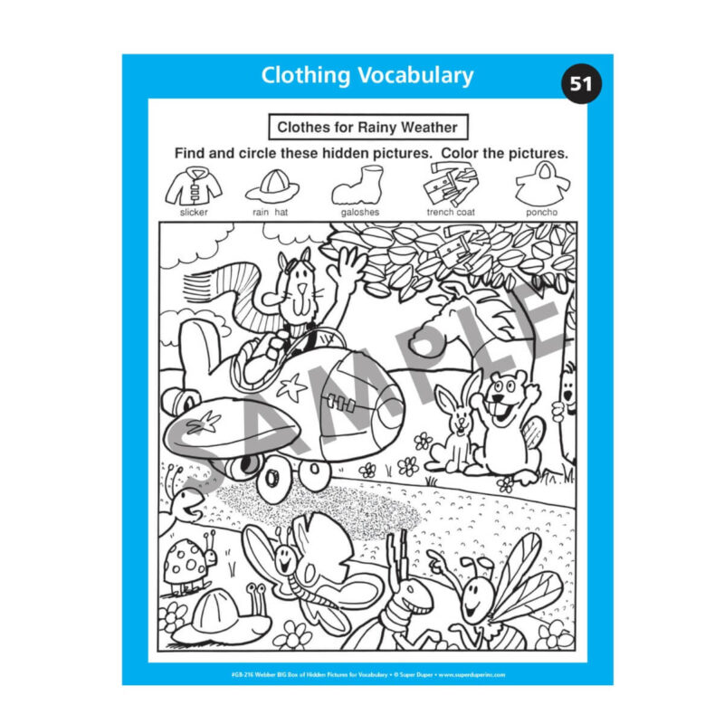 Webber® BIG Box of Hidden Pictures For Vocabulary - Image 2