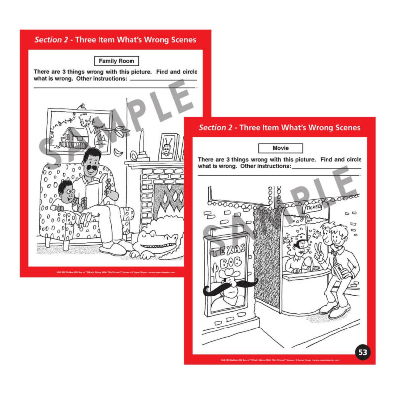 Webber® BIG Box of “What’s Wrong with This Picture?” Scenes - Image 3