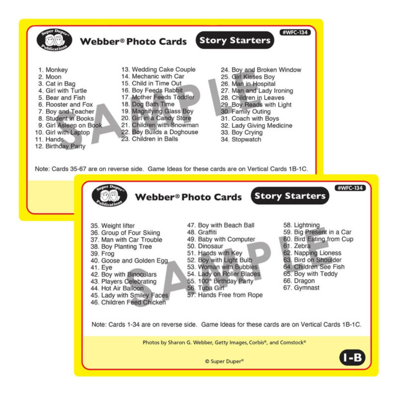 Webber® Photo Cards - Story Starters - Image 9